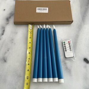 Blue LED Candlesticks